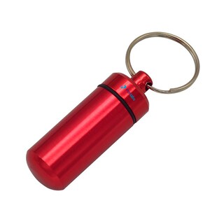 Foto 2 | Foto 2 | Set de 5 Pastilleros Portátiles Metálicos Herméticos de Aluminio Rojo