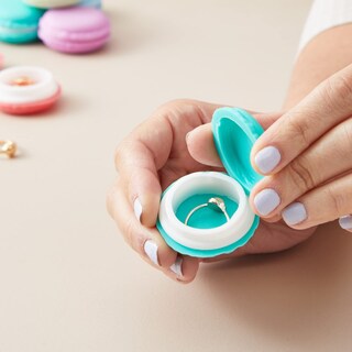 Foto 3 | Foto 3 | Pastillero Juvale Macaron, Paquete De 16 Unidades, Almacenamiento De Joyas De 1,7 Cm - Venta Internacional.
