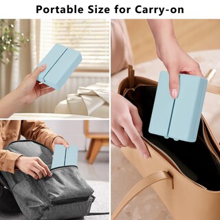 Foto 3 | Foto 3 | Organizador De Píldoras Fyy Daily, 7 Compartimentos, Portátil, De Viaje, Azul - Venta Internacional.