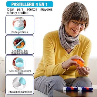 Foto 5 | Foto 5 | Triturador Cortador De Pastillas Y Vitaminas Para Pastillas