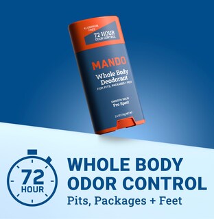 Foto 2 | Foto 2 | Desodorante Mando Whole Body Para Hombre, 72 Horas, Antiolor, 150 Ml, 2 Unidades - Venta Internacional.