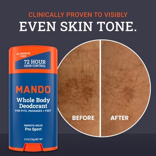 Foto 5 | Foto 5 | Desodorante Mando Whole Body Para Hombre, 72 Horas, Antiolor, 150 Ml, 2 Unidades - Venta Internacional.