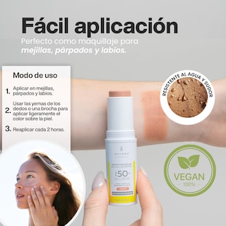 Foto 4 | Foto 4 | Protector Solar Facial en Barra con Color Fps 50+ Envera 10 g