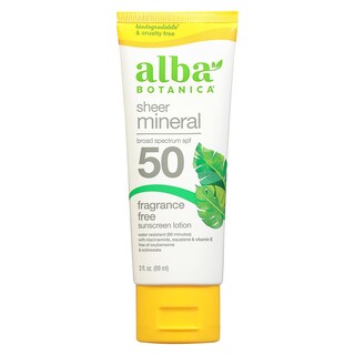 Foto 1 | Foto 1 | Loción De Protección Solar Alba Botanica Sheer Mineral Spf 50 90 Ml - Venta Internacional.