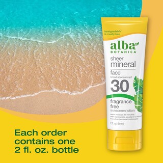 Foto 3 | Foto 3 | Protector Solar Alba Botanica Sheer Mineral Spf 30 60 Ml Para Rostro - Venta Internacional.