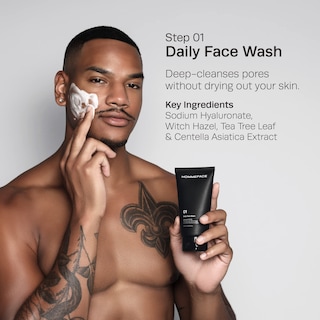 Foto 4 | Foto 4 | Set De Cuidado De La Piel Hommeface Daily Trio Para Hombres Con Limpiador Facial, Tónico E Hidratante - Venta Internacional.