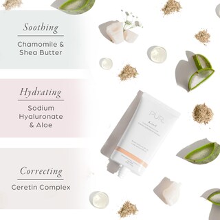 Foto 4 | Foto 4 | Crema Hidratante Pür 4 En 1 Teñida Con Spf 20 Hydrating Vegan - Venta Internacional.