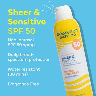 Foto 2 | Foto 2 | Spray De Protección Solar Seaweed Bath Co. Sheer Mineral Spf 50 180 Ml - Venta Internacional.