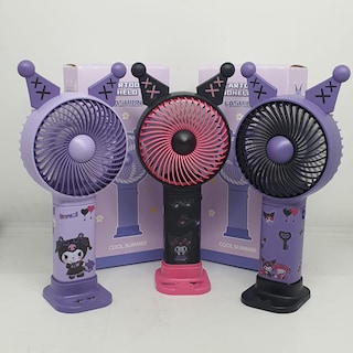 Foto 2 | Foto 2 | 3 Ventiladores Kuromi De Bolsillo Con Pegatinas