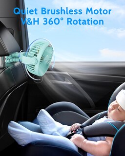 Foto 4 | Foto 4 | Ventilador De Cochecito Portátil Sweetfull Con Pantalla Led Y Batería De 4000 Mah - Venta Internacional.