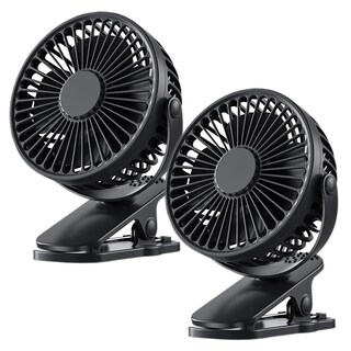 Foto 2 | Foto 2 | Mini Ventiladores Portatiles Ventdepot Mxmze-002 2 Piezas Negro