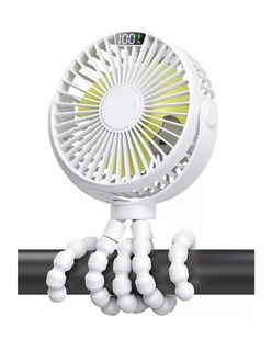 Foto 5 | Foto 5 | Trípode Flexible Ventilador Portátil Blanco  + Gratis Termo Güish De Regalo