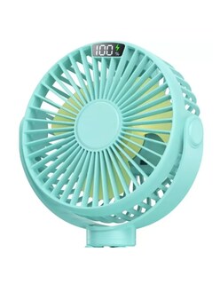 Foto 3 | Foto 3 | Trípode Flexible Ventilador Portátil Verde + Gratis Termo Güish De Regalo