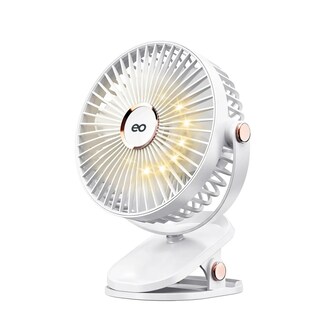 Foto 1 | Foto 1 | Ventilador Portátil Redondo Recargable Con Clip Eo Safe Imports Esi-20127 Blanco