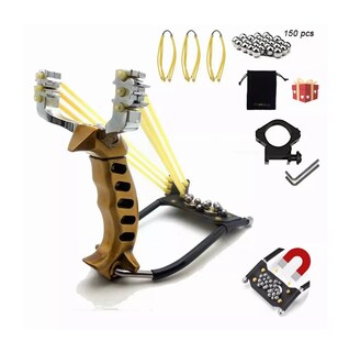 Foto 6 | Foto 6 | Lanzador De Tirachinas Profesional De Goma Dorado