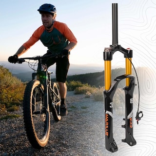 Foto 7 | Foto 7 | Tijera Para Bicicleta Mariluz R26 25.4 Mm Fe/al Con Rosca Bloqueo Lock Out Suspension Negro