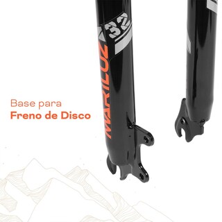 Foto 5 | Foto 5 | Tijera Para Bicicleta Mariluz R24 25.4 Mm Fe Con Rosca Bloqueo Lock Out Con Resorte Helicoidal Suspension Negro