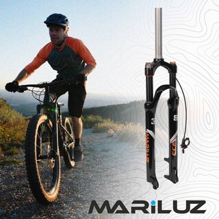 Foto 7 | Foto 7 | Tijera Para Bicicleta Mariluz R29 28.6mm Sin Rosca Fe/al Bloqueo Lock Out Resorte Helicoidal Suspension Negro