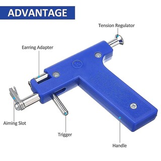 Foto 4 | Foto 4 | Juego De Pistolas Perforadoras Para Orejas Cuchillas Artesanales De Acero Inoxidable - Venta Internacional.