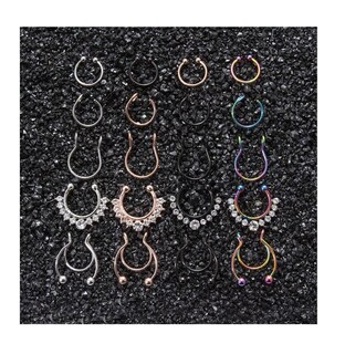 Foto 3 | Foto 3 | 20 Piercing Falso Nariz Nostril Acero Multicolor