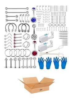 Foto 1 | Foto 1 | 142 Pzs Kit De Piercing De Acero Y Accesorios Para Orejas