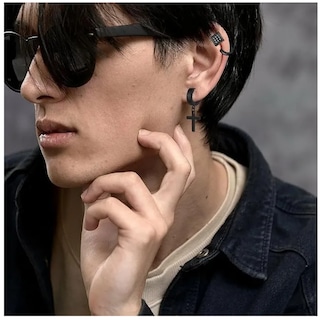 Foto 4 | Foto 4 | 48 Pzs Aretes Hombre Con Piercing Acero Inoxidable Color Negro Plata Y Dorado