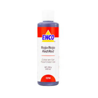 Foto 1 | Foto 1 | Color Gel Rojo Rojo 250 Grs Enco