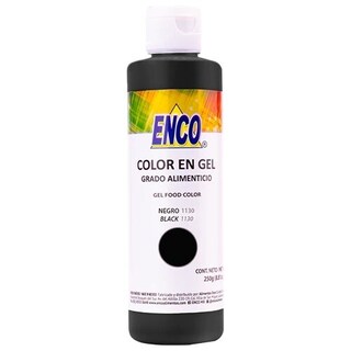 Foto 1 | Foto 1 | Color Gel Negro 250 Grs Enco