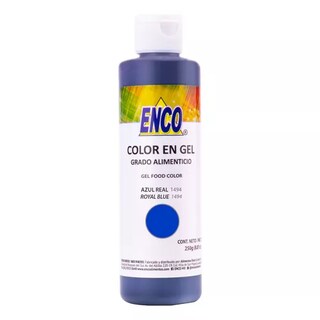 Foto 1 | Foto 1 | Color Gel Azul Real 250 Grs Enco