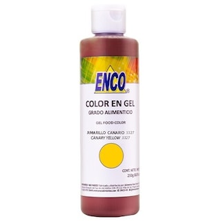Foto 1 | Foto 1 | Color Gel Amarillo Canario 250 Grs Enco