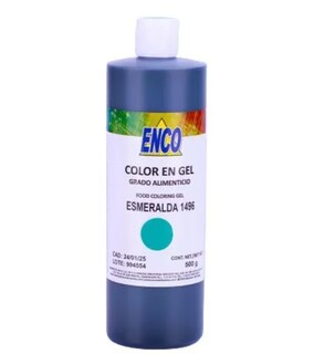 Foto 1 | Foto 1 | Mega Color Gel Esmeralda 500 Grs Enco