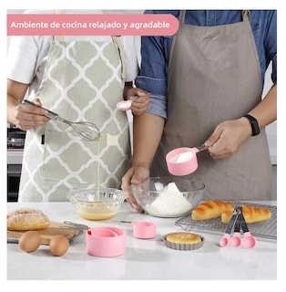 Foto 4 | Foto 4 | Tazas Medidoras Y Cucharas De Repostería Lab.G 8 Piezas