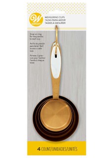 Foto 1 | Foto 1 | Wilton Kit Tazas Medidoras Diamond Gold 4 Piezas