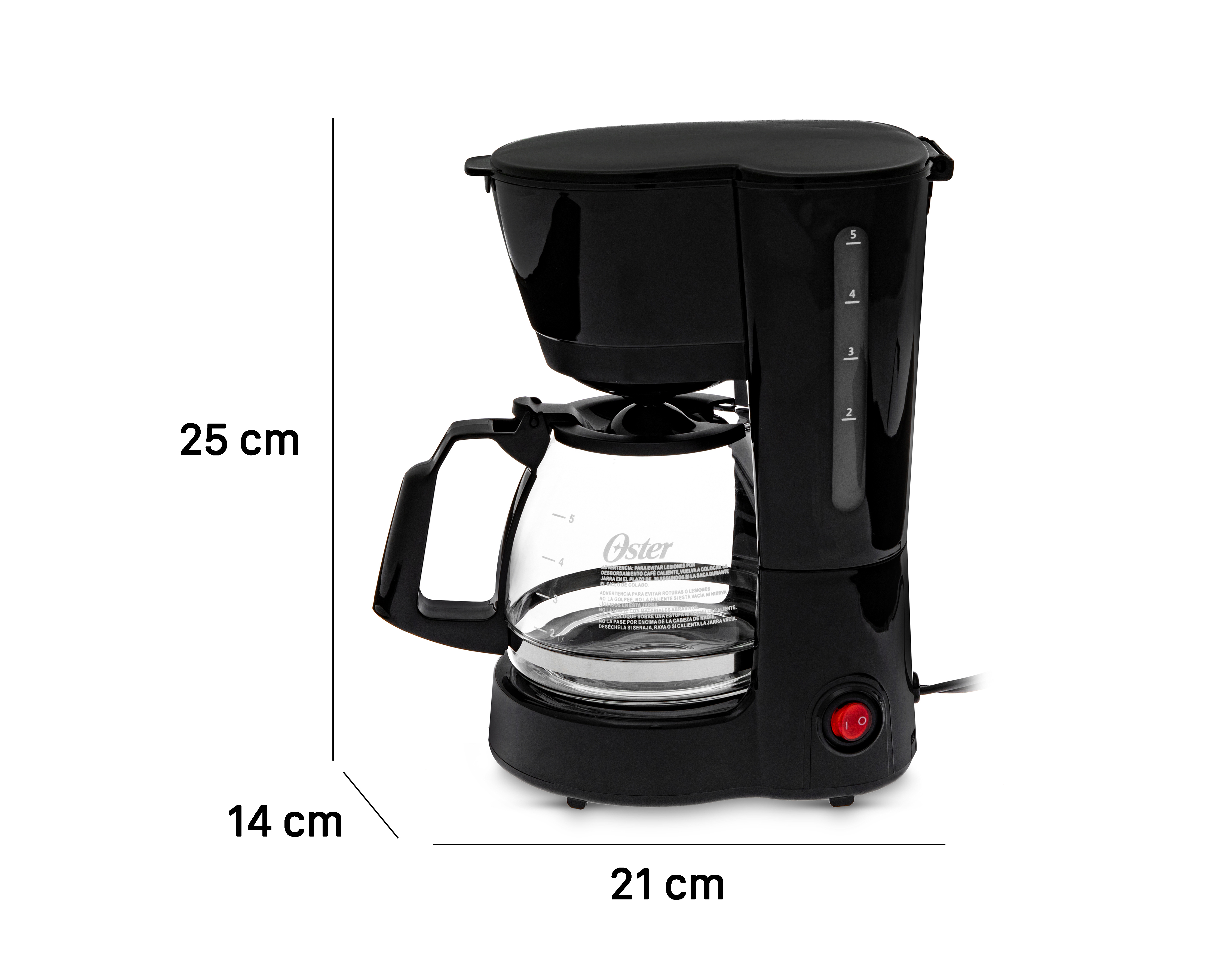 Foto 9 pulgar | Foto 8 | Cafetera Oster 5 Tazas Programable