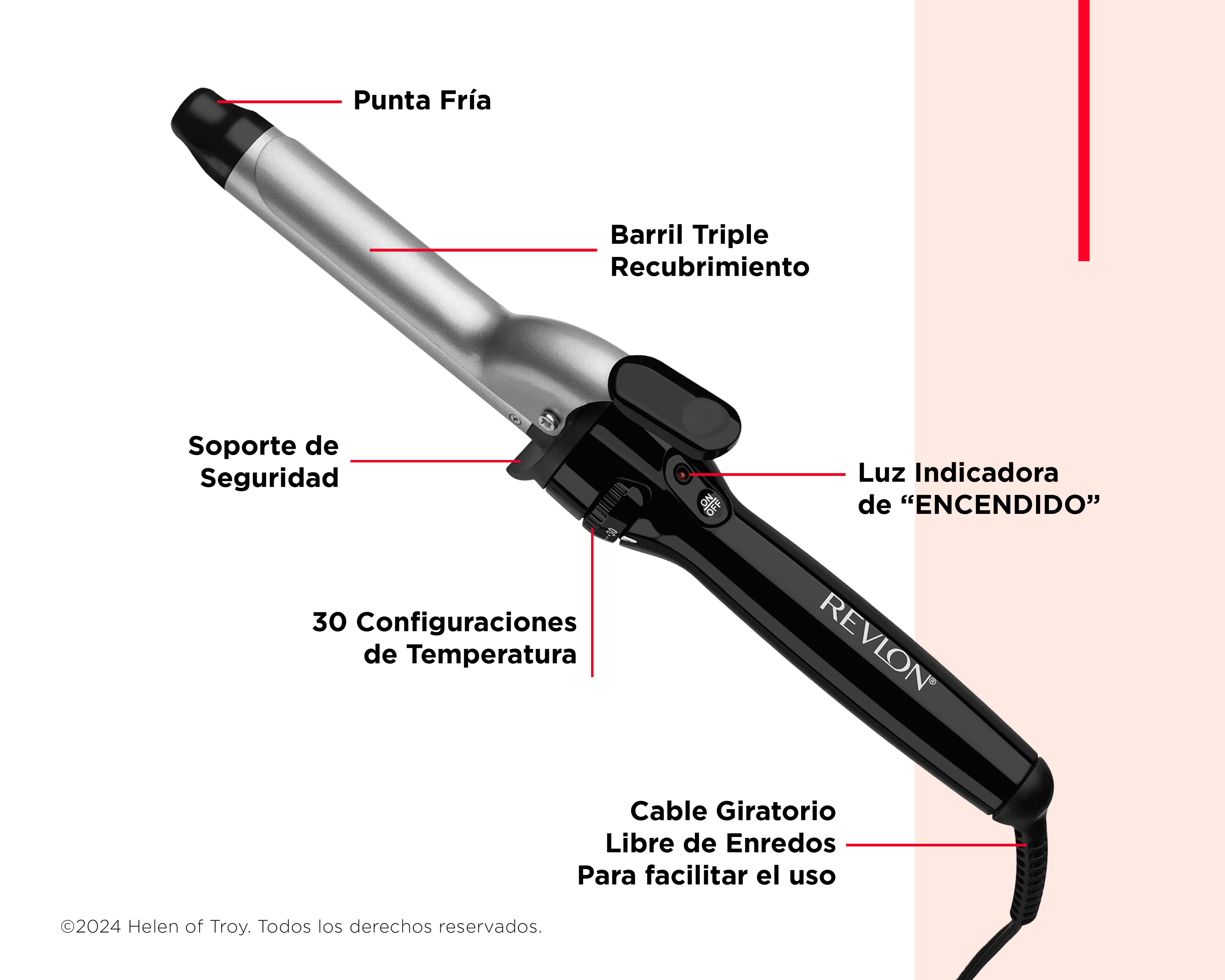 Foto 4 pulgar | Foto 3 | Tenaza Rizadora Revlon RV051