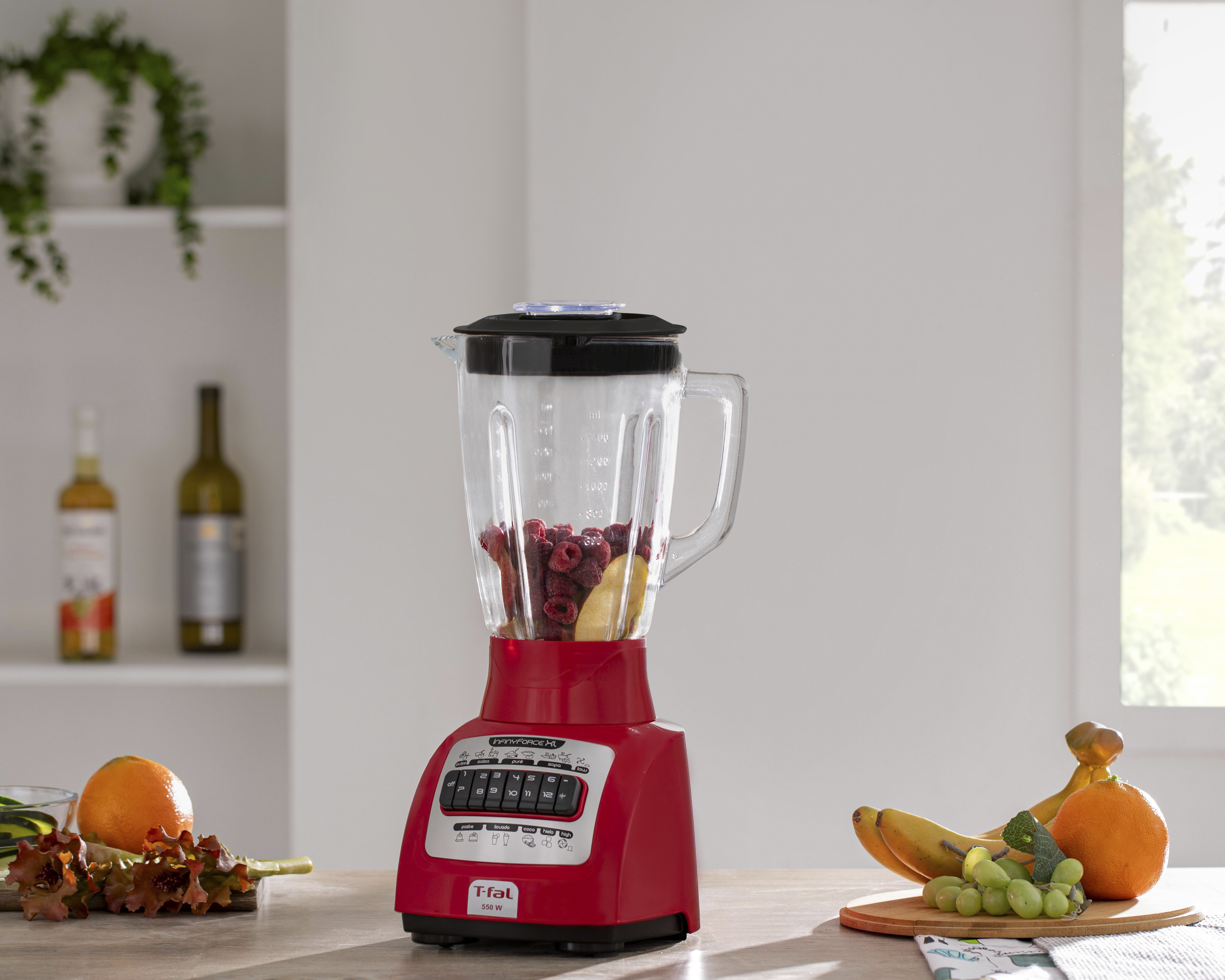 Licuadora T-fal Infinityforce 12 Velocidades Vaso de Vidrio
