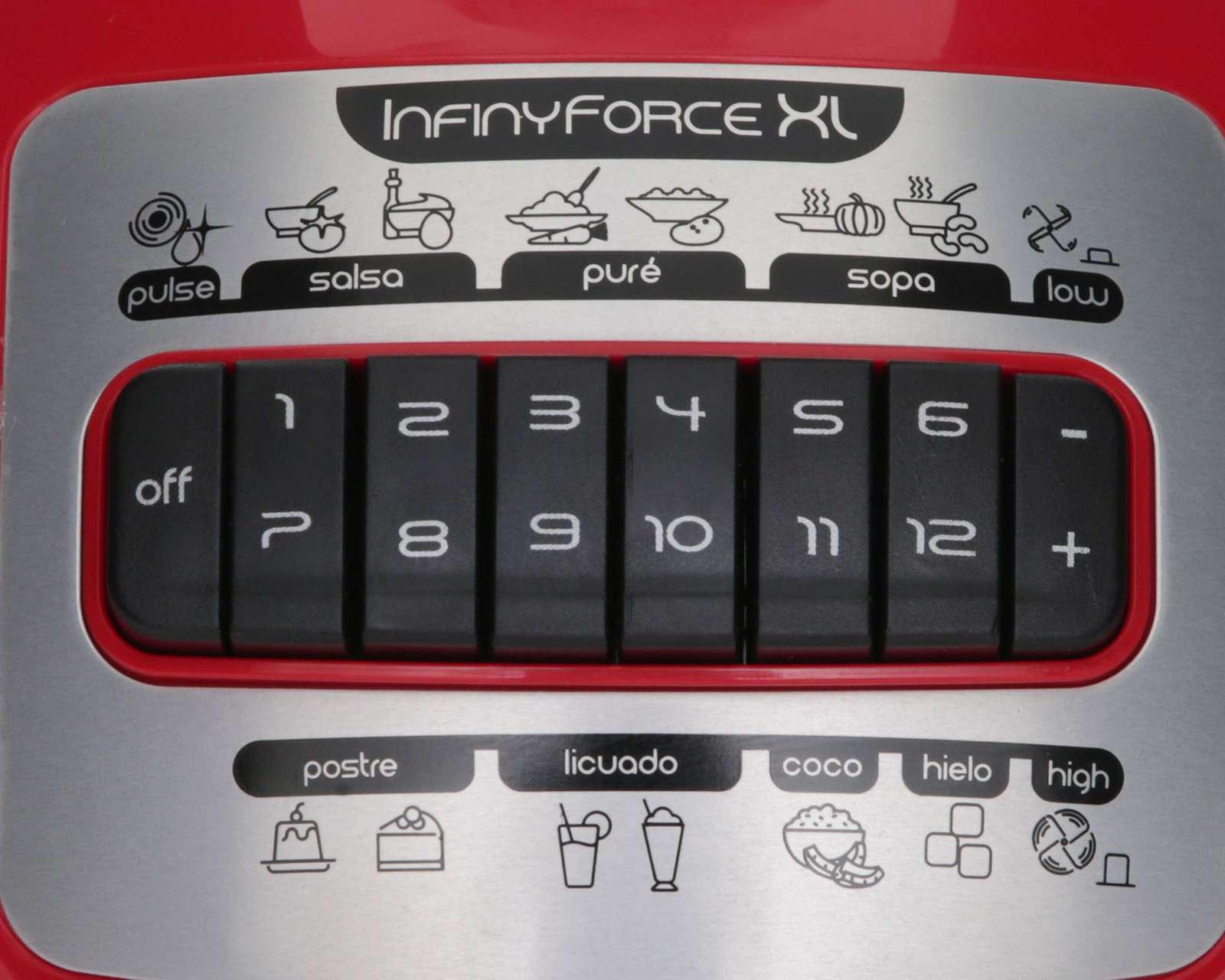 Foto 5 pulgar | Foto 4 | Licuadora T-fal Infinityforce 12 Velocidades Vaso de Vidrio