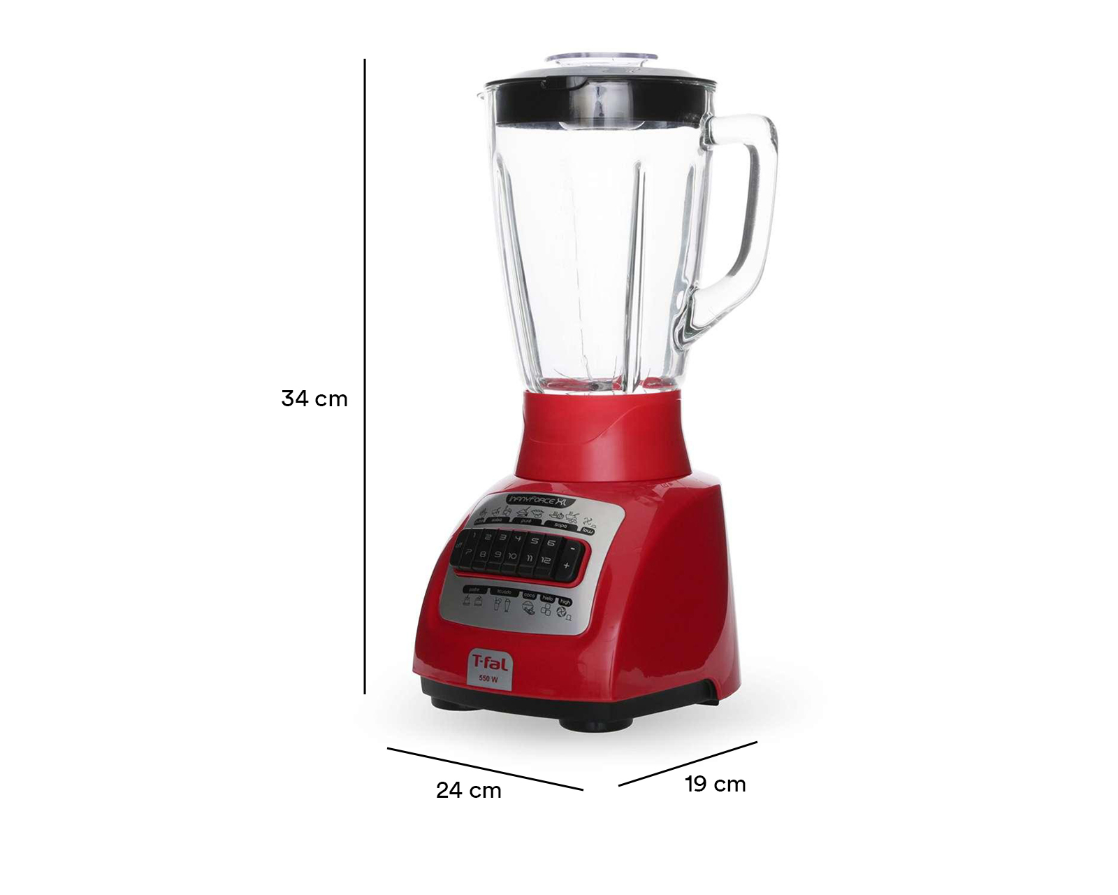 Foto 8 pulgar | Foto 7 | Licuadora T-fal Infinityforce 12 Velocidades Vaso de Vidrio