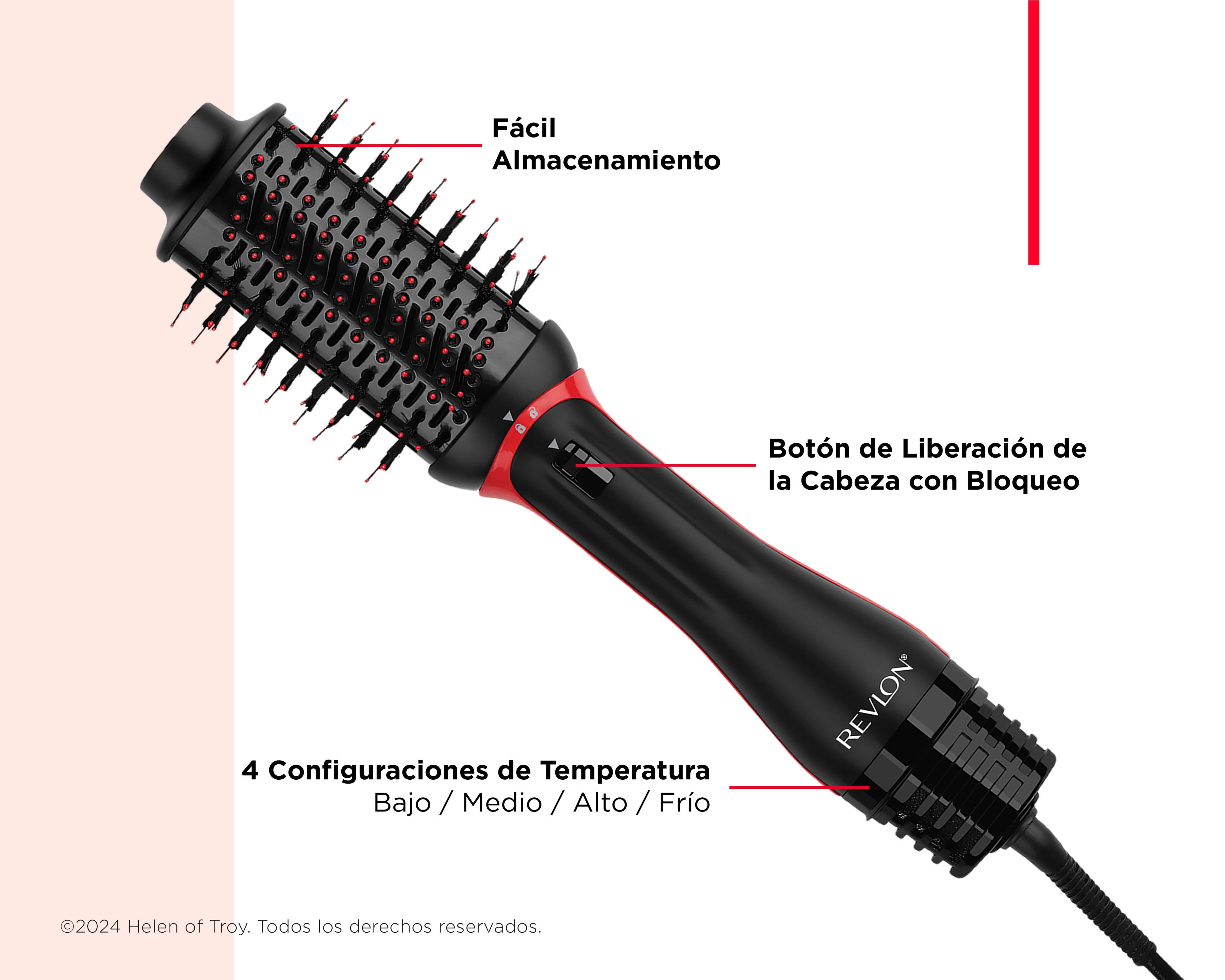Foto 4 pulgar | Foto 3 | Cepillo de Aire Revlon One Step Plus con 3 Temperaturas