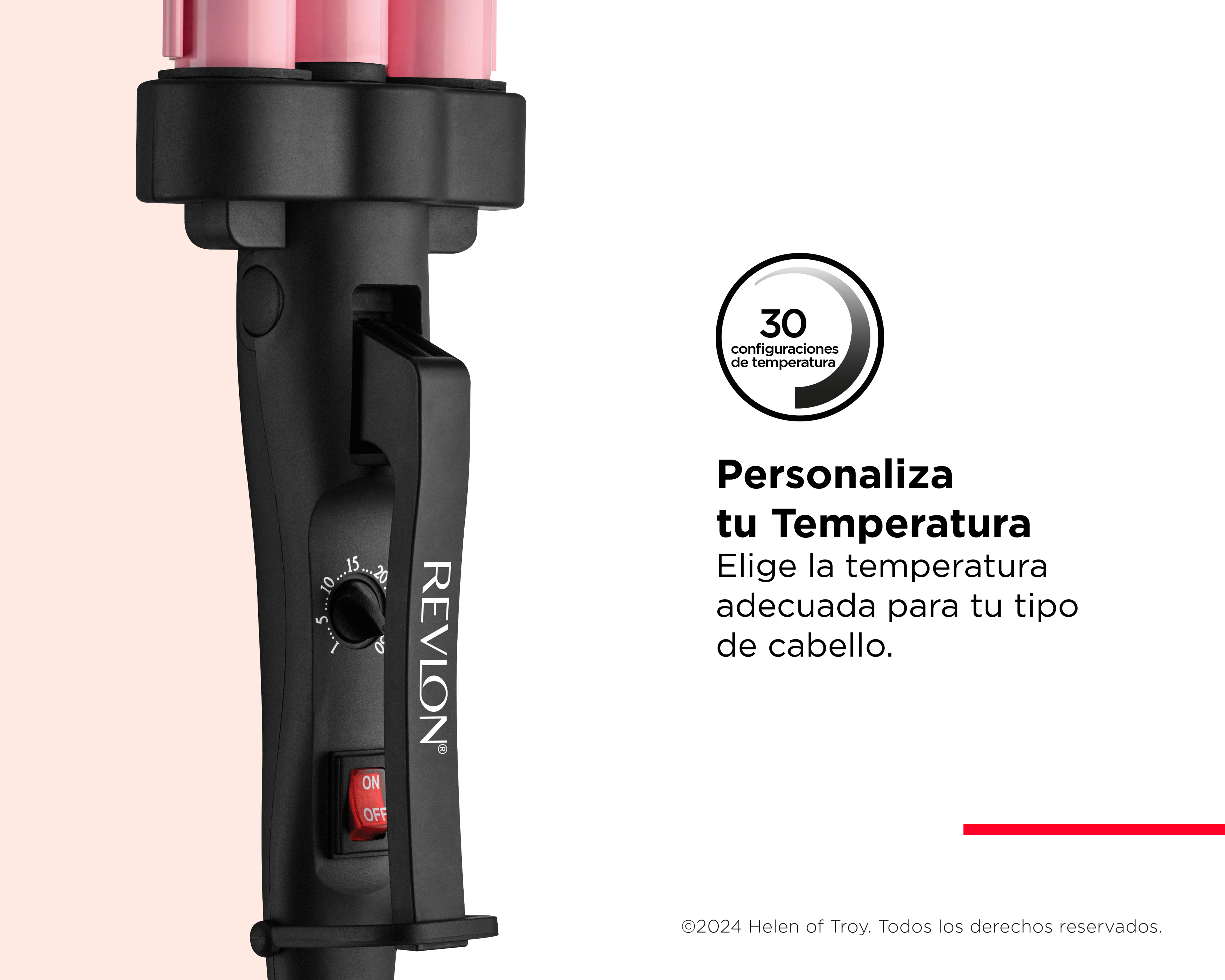 Foto 3 | Foto 3 | Tenaza Rizadora Revlon Waflera Perfect Heat