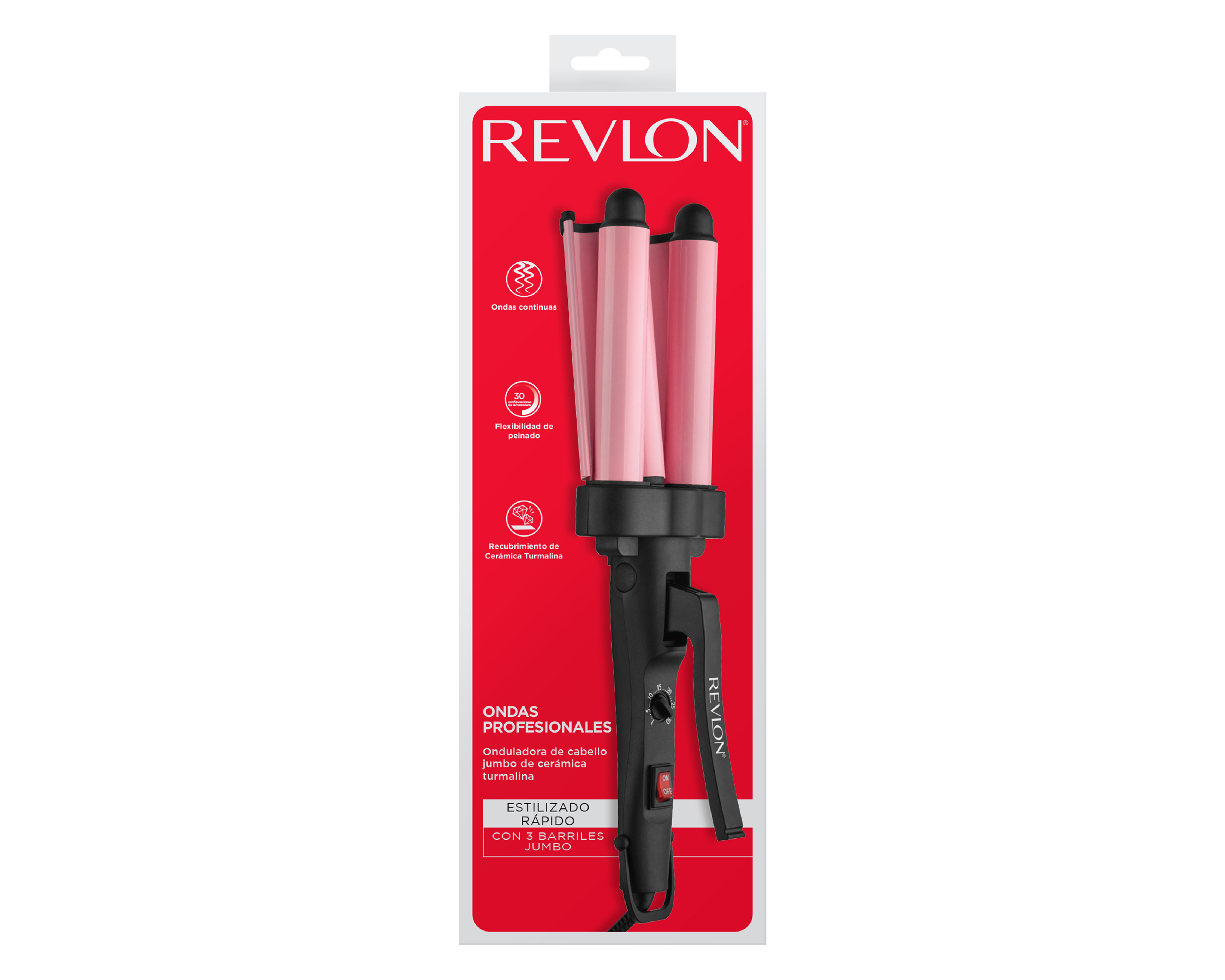 Foto 8 pulgar | Foto 7 | Tenaza Rizadora Revlon Waflera Perfect Heat