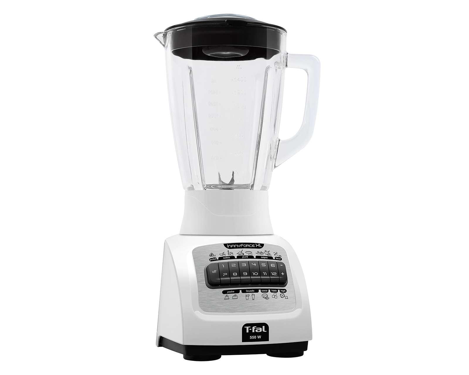 Foto 2 pulgar | Foto 1 | Licuadora T-Fal 12 Velocidades Vaso de Vidrio