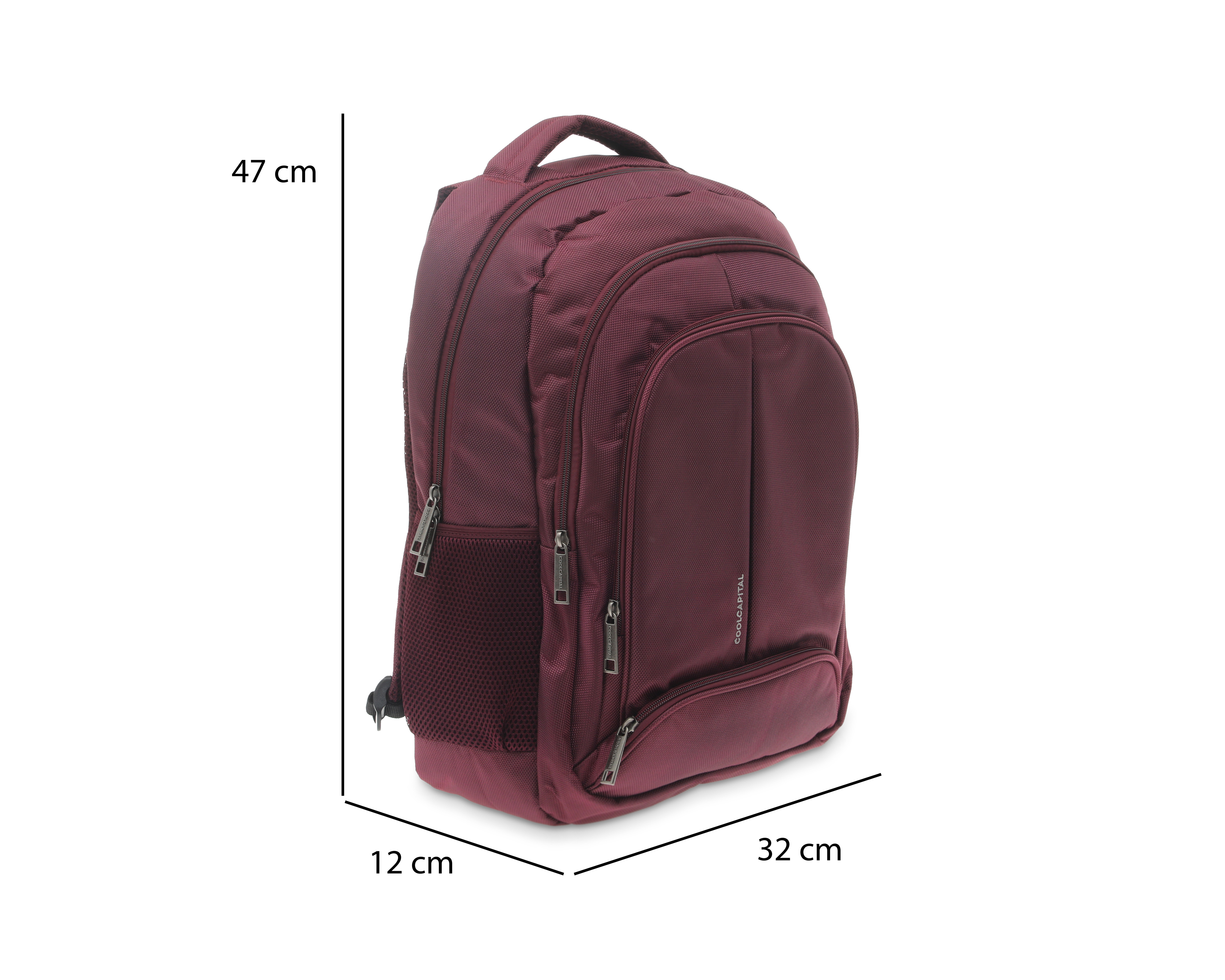Foto 7 | Foto 7 | Mochila para Laptop Cool Capital CC-B04153 15.6" Tinto