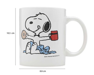 Foto 6 | Foto 7 | Taza de Cerámica Snoopy 480 ml
