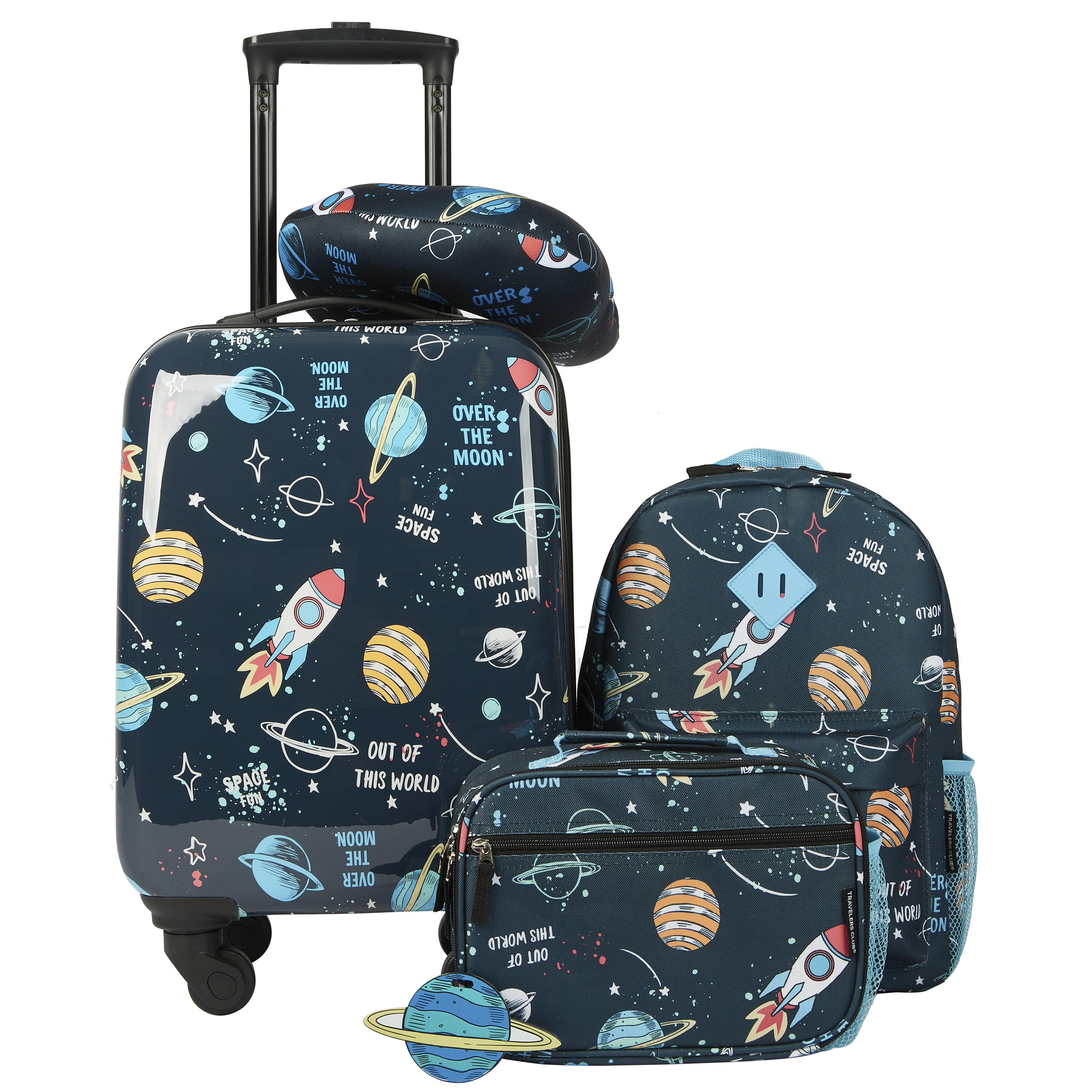 Juego de Maletas Infantil Travelers Club Space 5 piezas