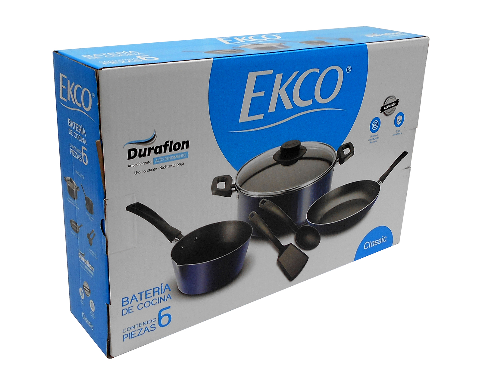 Foto 4 | Foto 4 | Batería de Cocina Ekco 6 Piezas de Aluminio