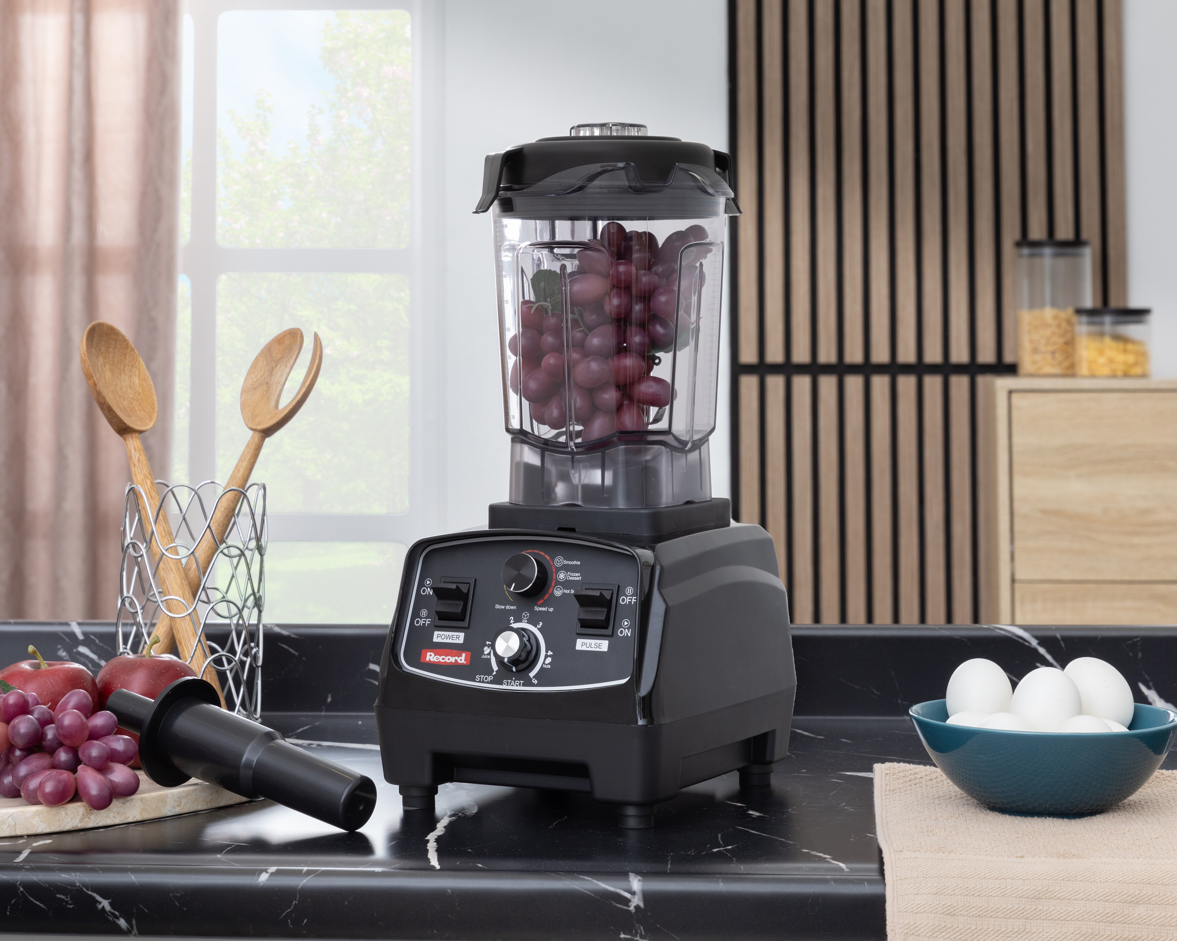 Licuadora Record 5 Velocidades Vaso de Plástico