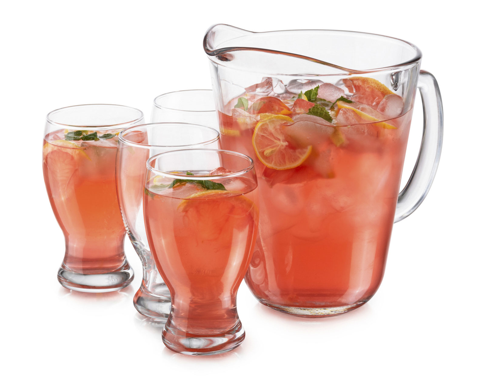 Vaso de Vidrio Crisa 5 Piezas