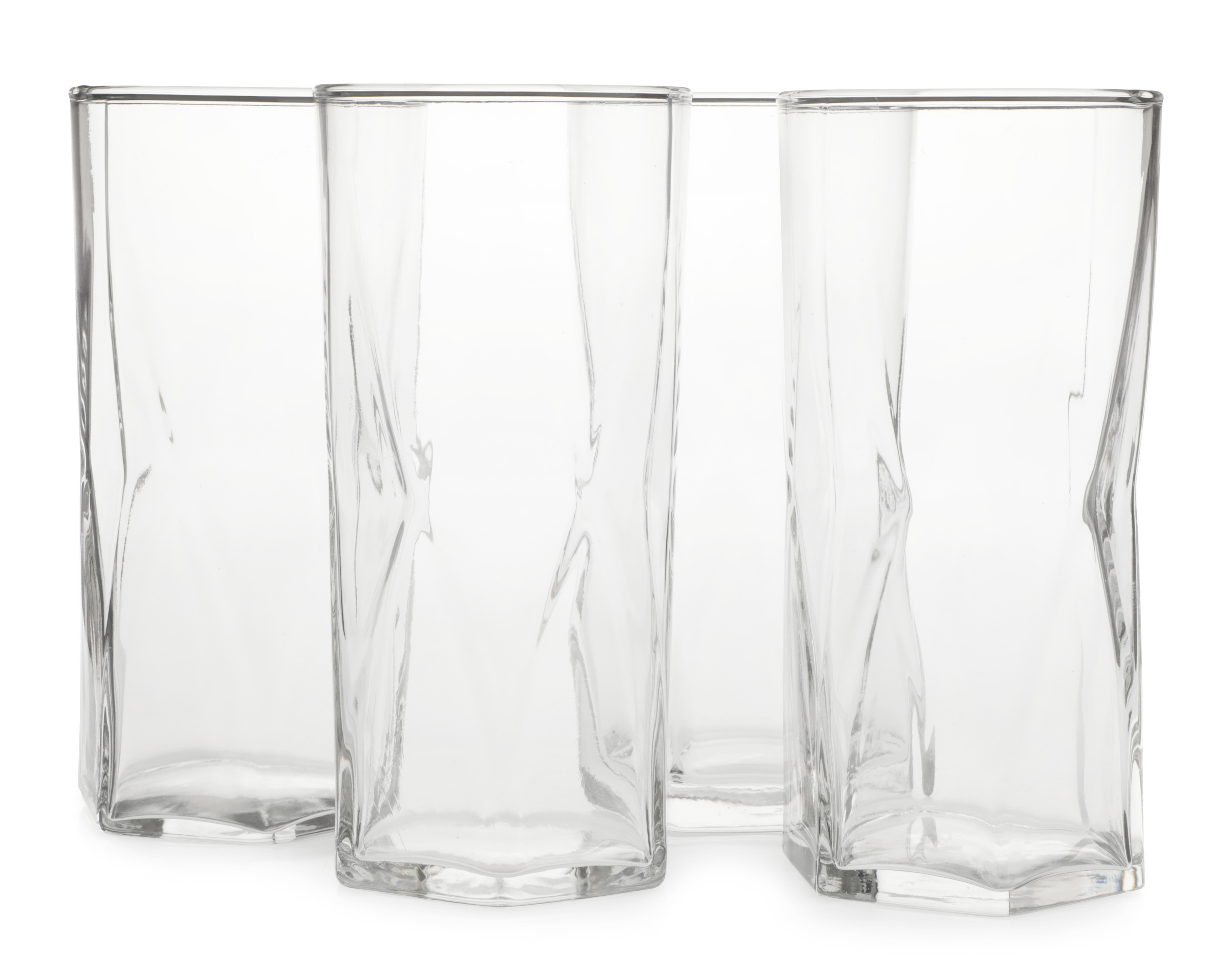 Vaso de Vidrio Crisa 4 Piezas