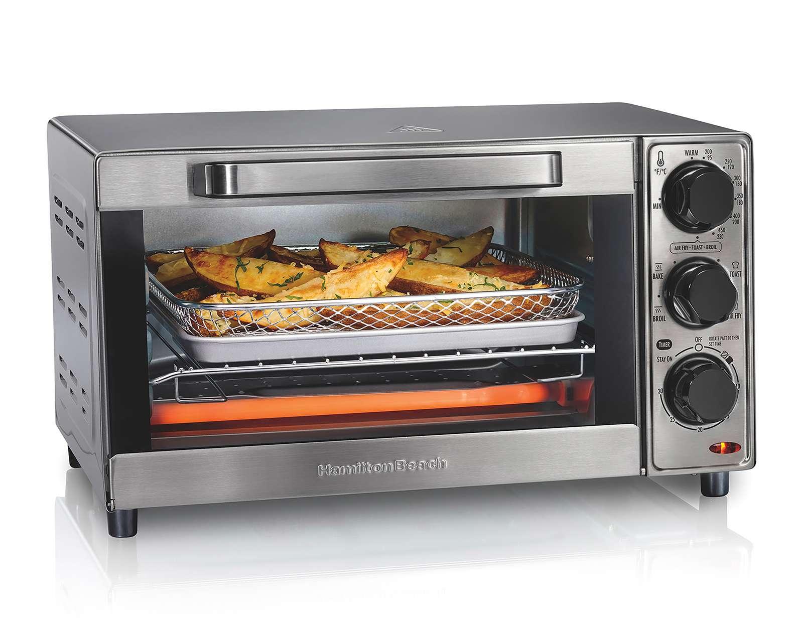 Foto 2 pulgar | Foto 1 | Horno Eléctrico con Freidora Hamilton Beach 4 Rebanadas
